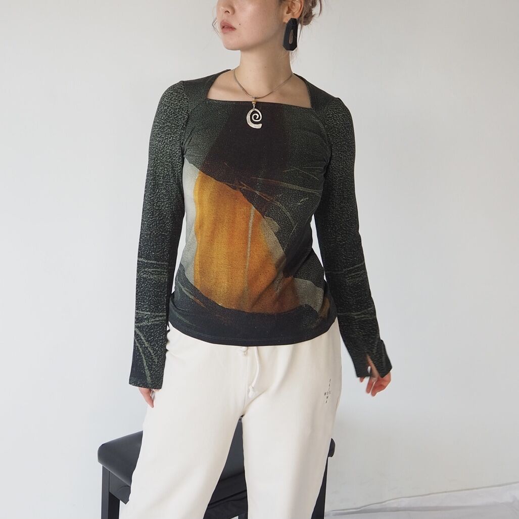 paloma wool MILAN square neck tops