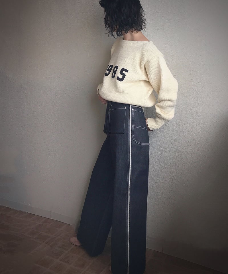 SIIILON Geek denim pants | melange SIIILON Geek denim pants | melange
