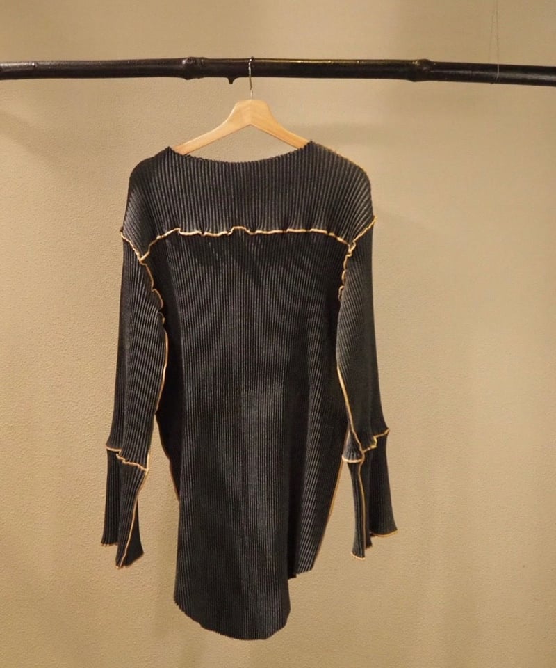 kotohayokozawa pleats mini dress | melange