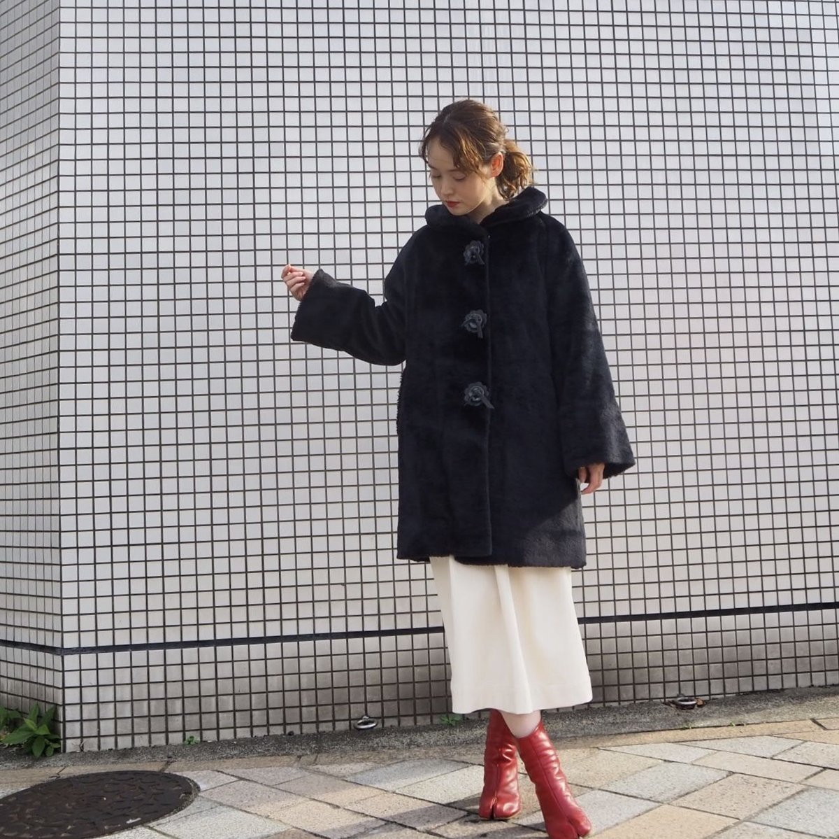 シーロン SIIILON フェイクファーコート