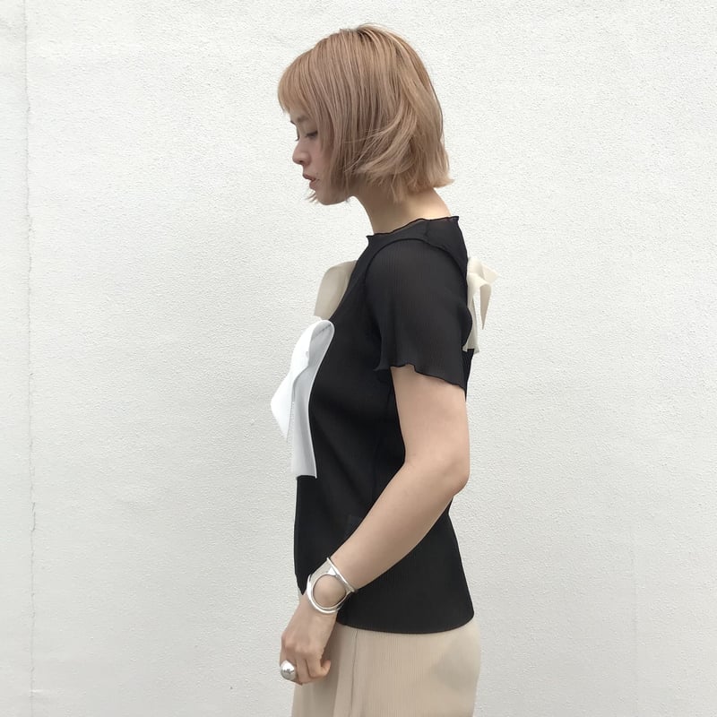 激安ブランド 【最終値下げ】kotohayokozawa / Pleats Tops Tシャツ