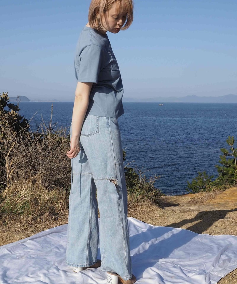 kotohayokozawa - denim pants - | melange