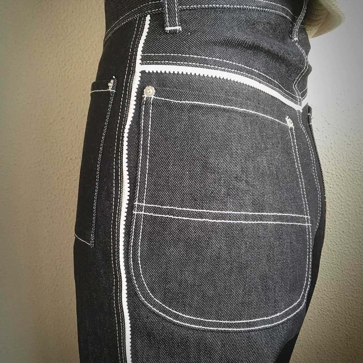 SIIILON Geek denim pants | melange