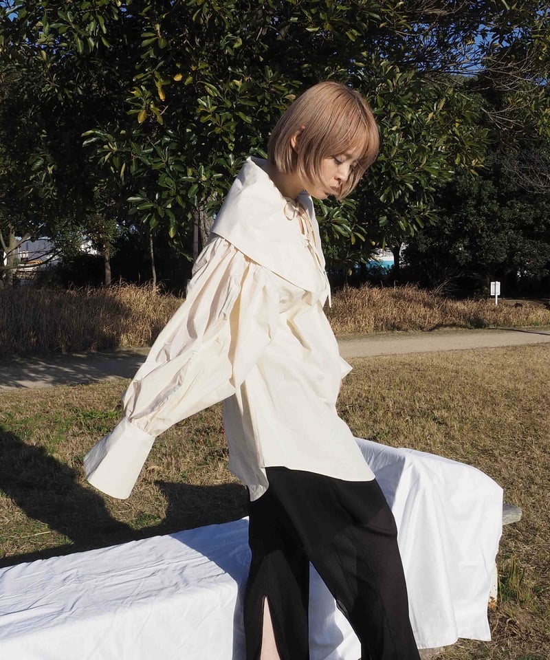 DECO depuis 1985 -cloud sleeve shirt- | melange DECO depuis 1985 -cloud sleeve shirt- | melange