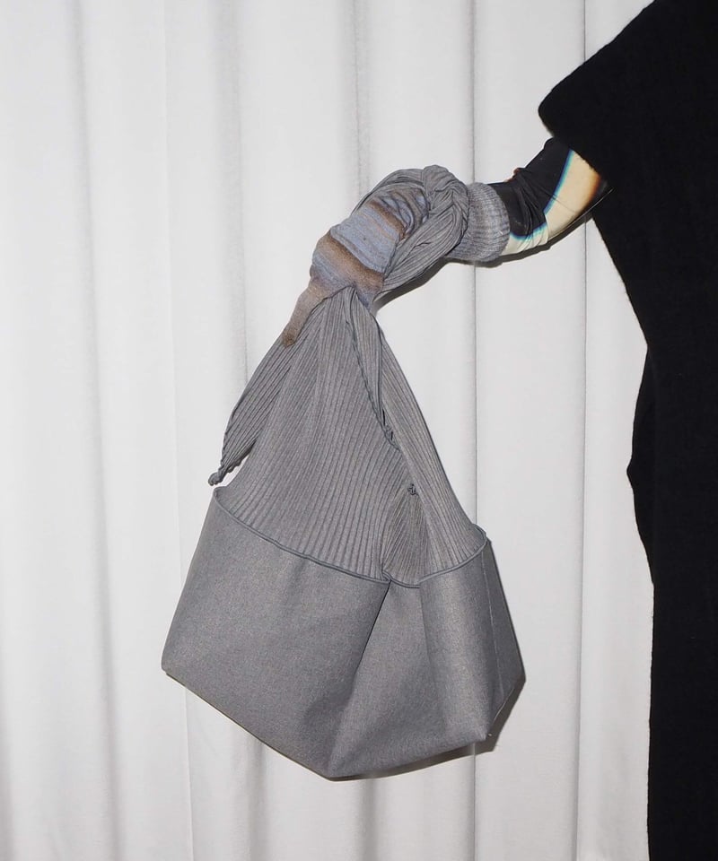 kotohayokozawa pleats bag | melange