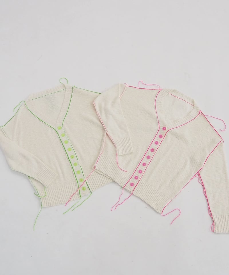 UGLY SWEATER CLUB - COY - knit cardigan | melange