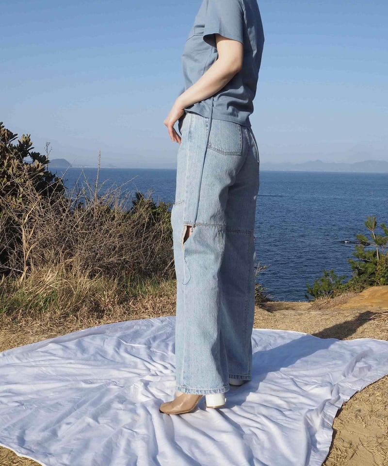 kotohayokozawa - denim pants - | melange