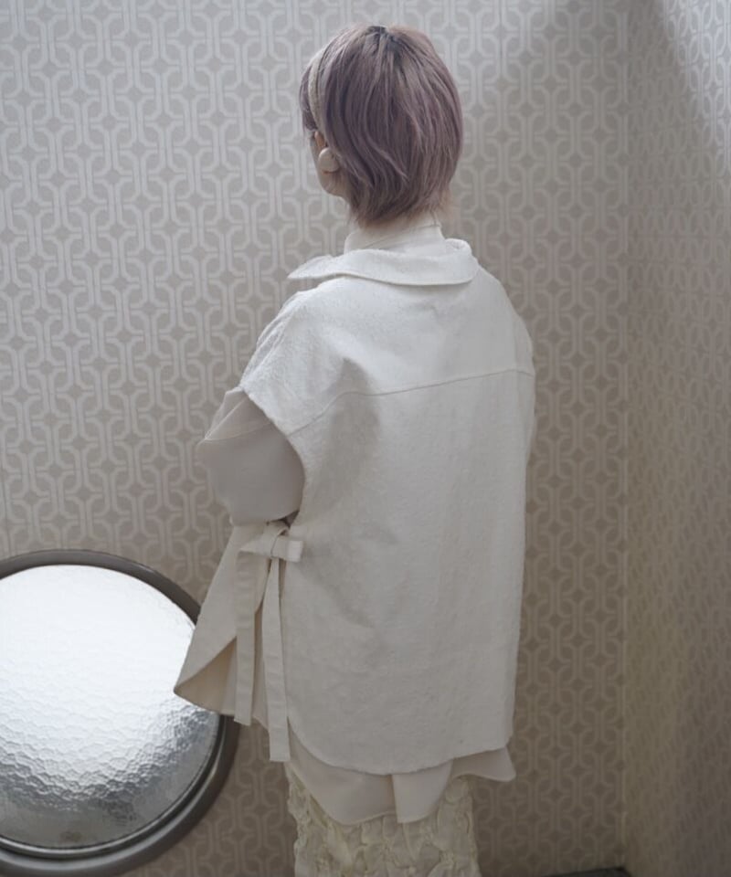 naokitomizuka -flower print vest- | melange