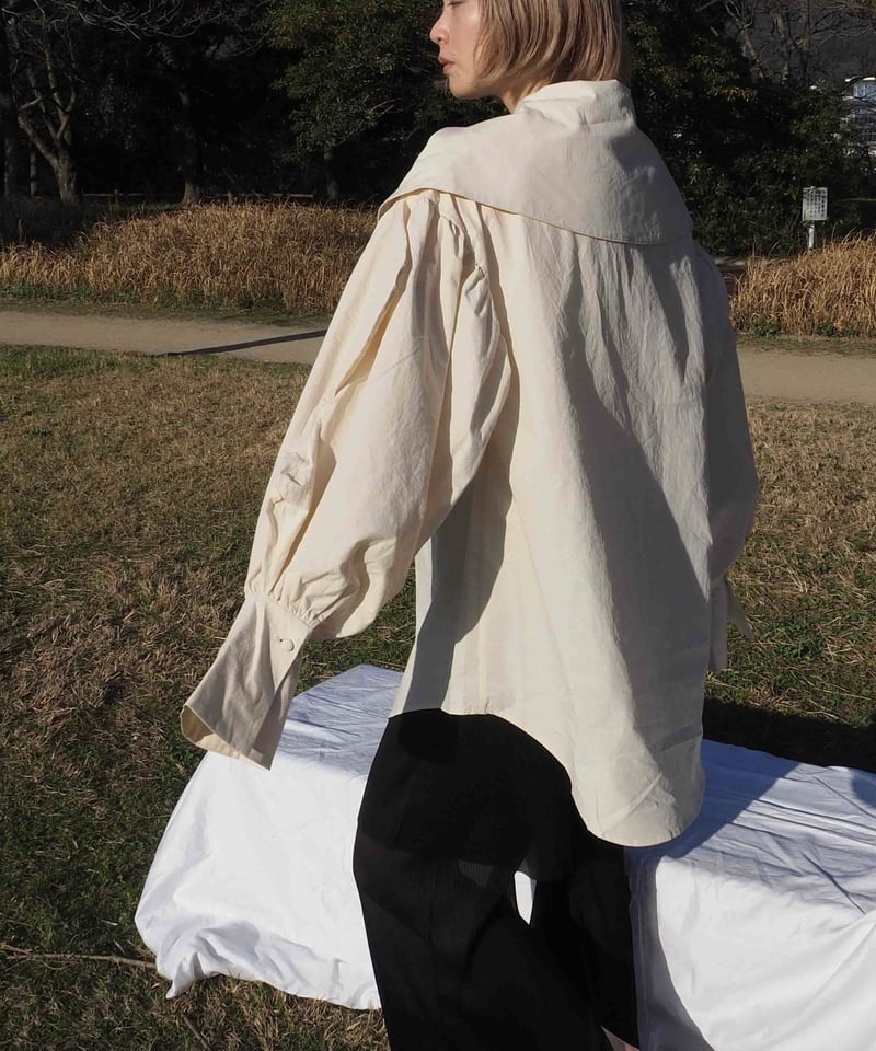 DECO depuis 1985 -cloud sleeve shirt- | melange DECO depuis 1985 -cloud sleeve shirt- | melange