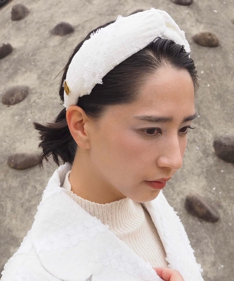 MINJUKIM knot headband | melange