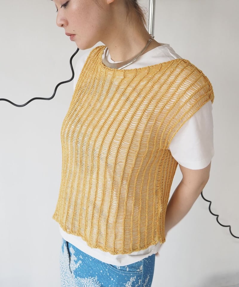 PALOMA WOOL パロマウール【23SS】ALVA コットンニットベスト