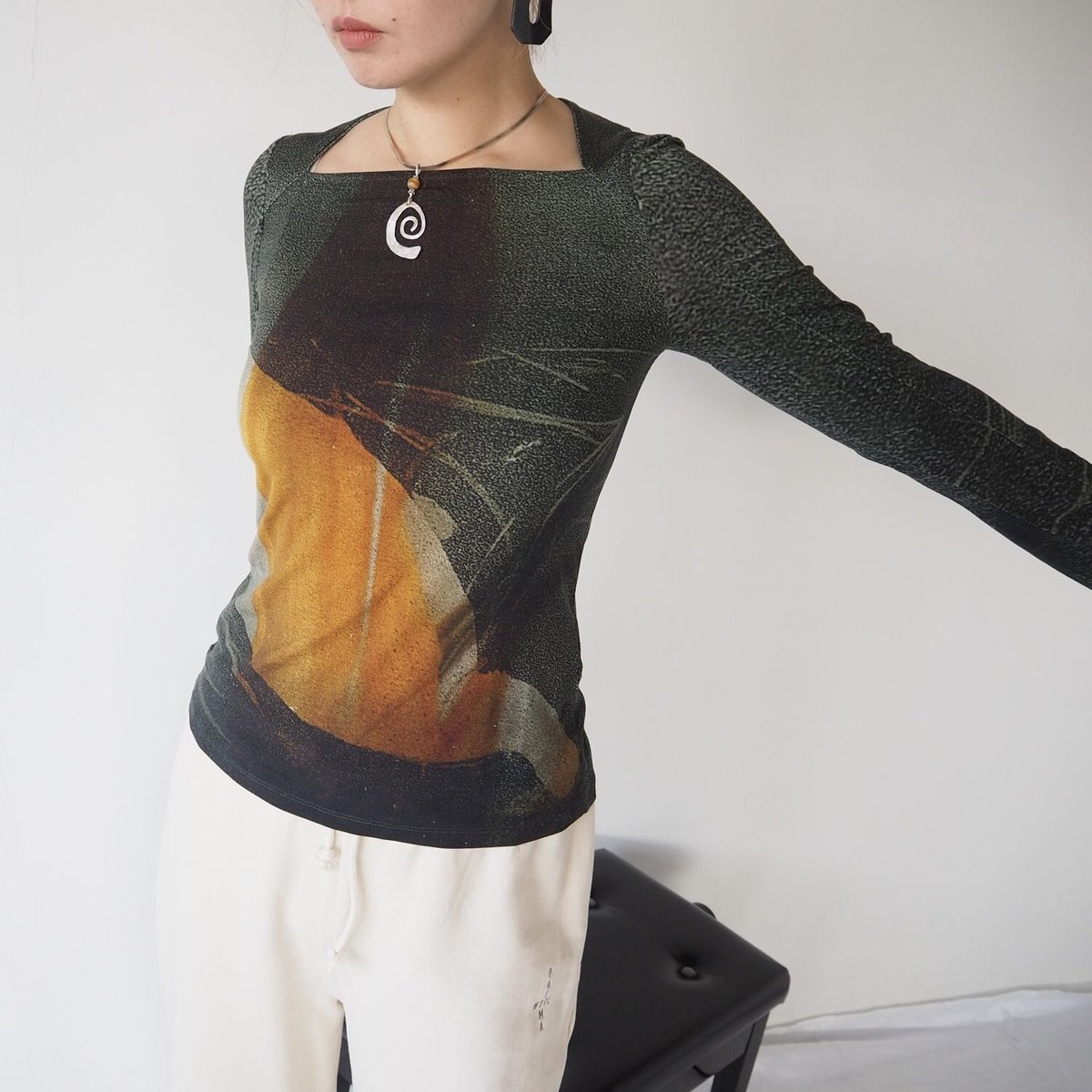 paloma wool - MILAN - square neck tops | melange paloma wool - MILAN - square neck tops | melange