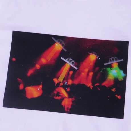 COME TO MY CHURCH ALIEN ATTACK TEE WHITE