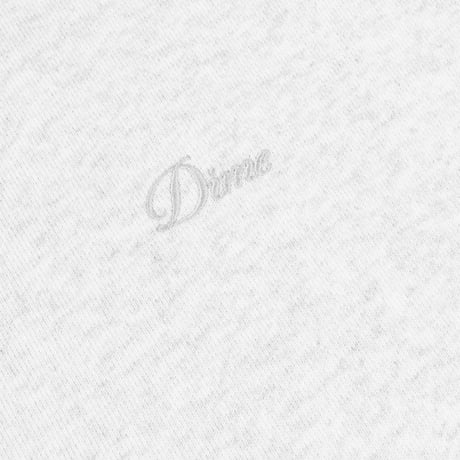 DIME CURSIVE SMALL LOGO CREWNECK ASH
