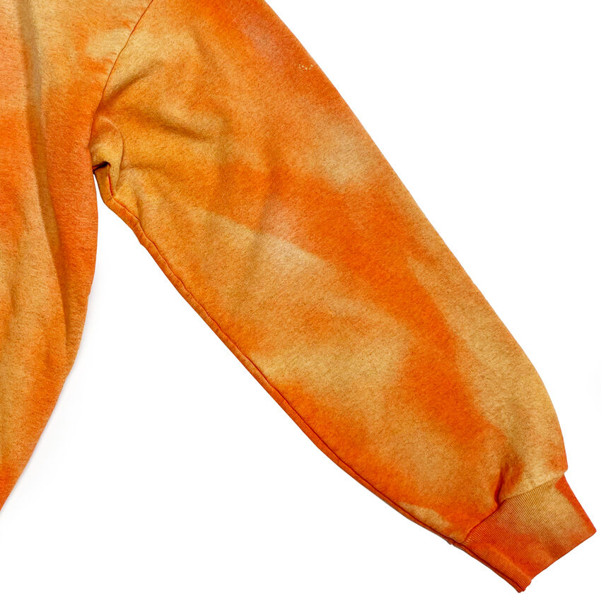 PROV PIECE DYED ZIP UP HOODIE VINTAGE ORANGE |