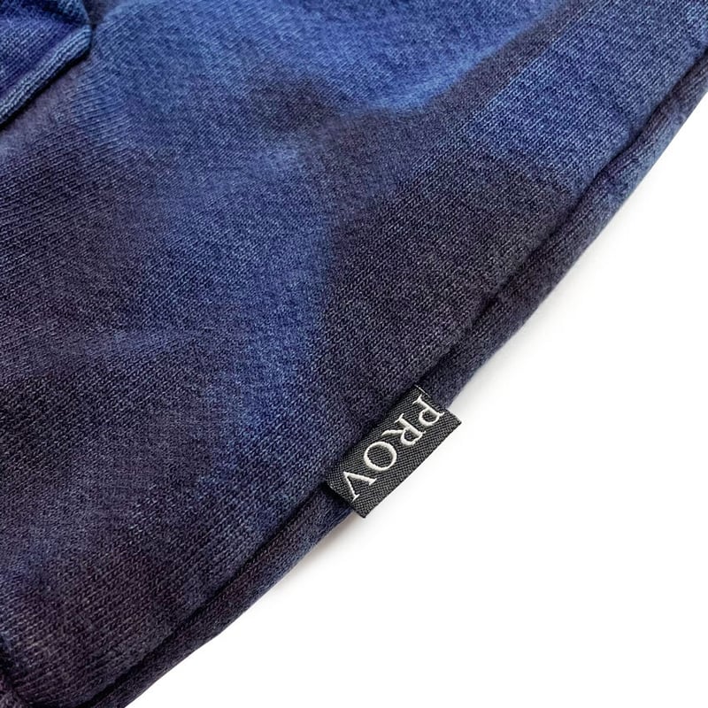 PROV PIECE DYED ZIP UP HOODIE NAVY | PROV ONLIN