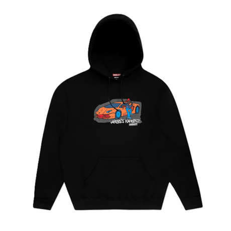 VIOLET WHERE'S KADER HOODIE BLACK