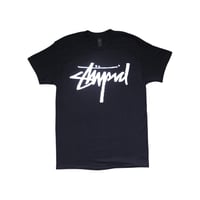 DEAR SKATING STUPID TEE BLACK
