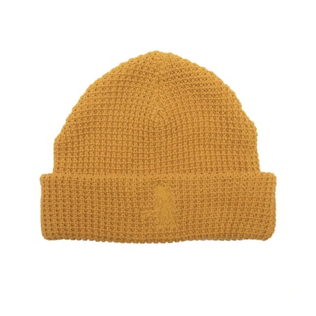 PASSPORT ORGANIC COTTON WAFFLE KNIT BEANIE MARIGOLD