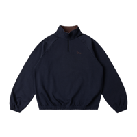 DIME CLASSIC TERRY QUARTER ZIP NAVY