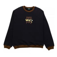 PASSPORT FROG LURE ORGANIC FLEECE SWEATER BLACK