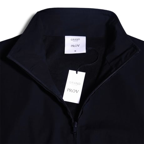 PROV × GRAND COLLECTION JAPANESE COTTON TRACK JACKET BLACK