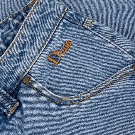 DIME CLASSIC RELAXED DENIM SANDBLASTED BLUE
