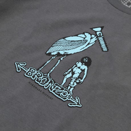 BRONZE 56K HARDWARE HISTORY TEE CHARCOAL