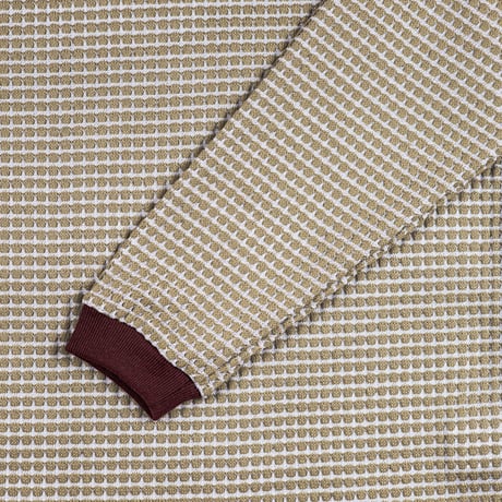 TIMESCAN WAFFLE KNIT KHAKI