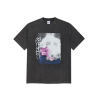 POLAR SKATE CO. RABBIT TEE SILVER BLACK