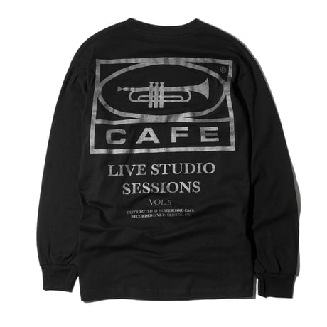 SKATEBOARD CAFE 45 L/S TEE BLACK