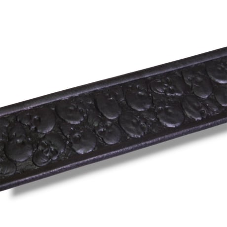 T's BELTS  SKULL BLACK