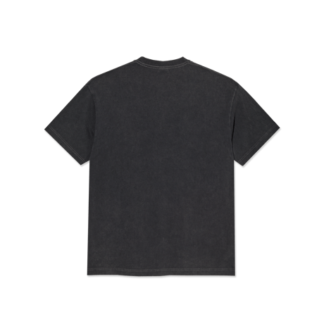 POLAR SKATE CO. METAL LOGO TEE SILVER BLACK