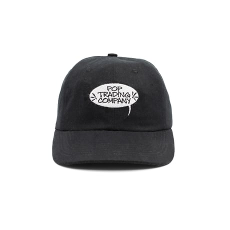 POP TRADING COMPANY FLY SIXPANEL HAT BLACK