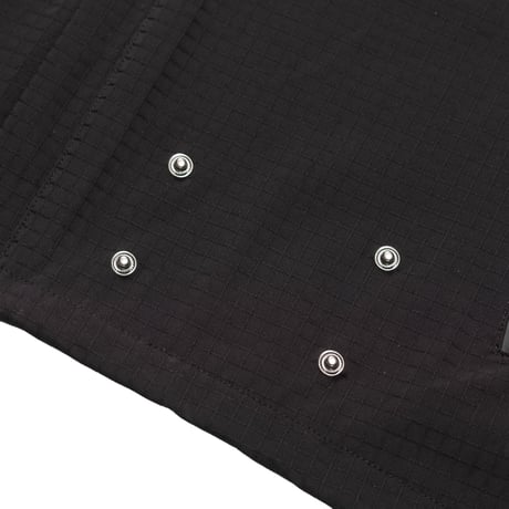 CARPET COMPANY RAIN JACKET REVERSIBLEHOOD BLACK