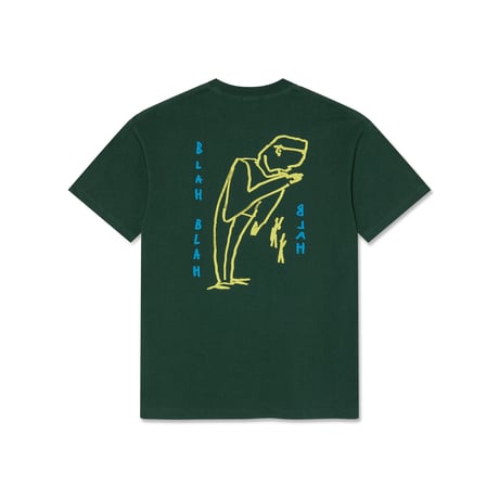 POLAR BLAH BLAH BLAH TEE DARK GREEN