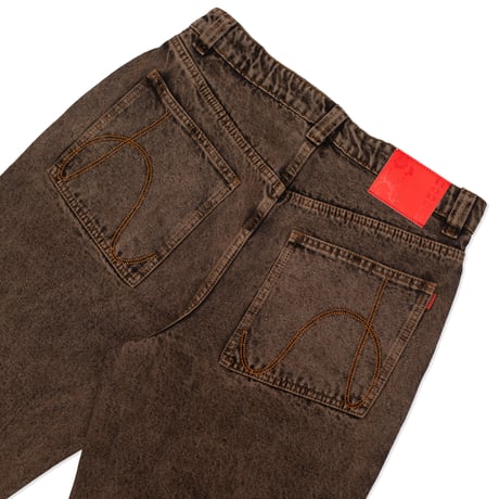 HODDLE ROUTINE STRAIGHT CUT JEAN BROWN
