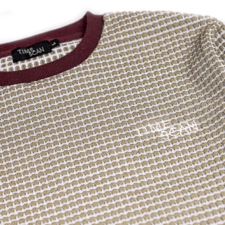 TIMESCAN WAFFLE KNIT KHAKI