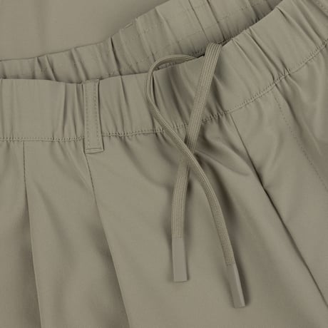 DIME PLEATED NYLON PANTS GREY