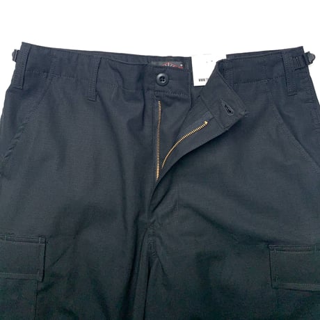 ATLANCO BDU FLY ZIP CARGO SHORTS BLACK