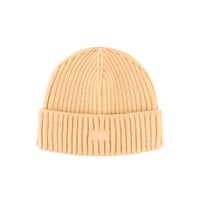 DIME CURSIVE FOLD BEANIE SAND