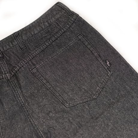 TIMESCAN SCRIPT DENIM JEANS BLACK