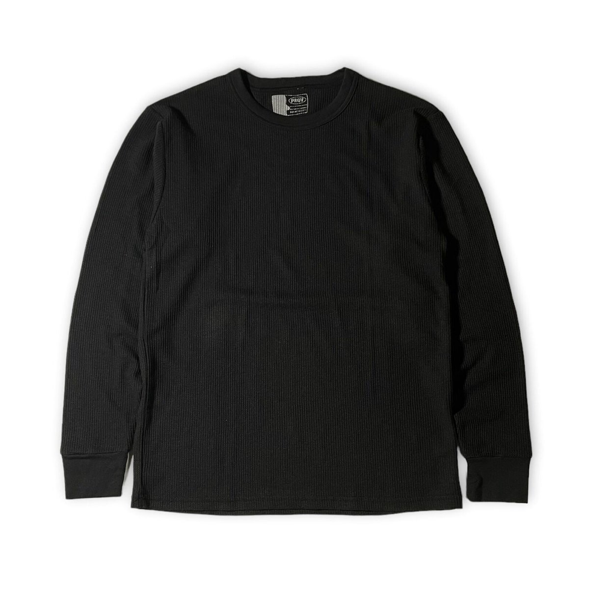 PROV THERMAL KNIT TOP BLACK | PROV ONLINE STORE