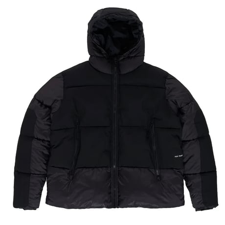 POP TRADING COMPANY PUFFER JACKET BLACK