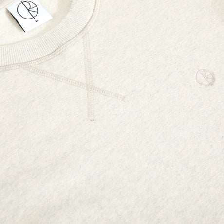 POLAR SKATE CO. FRANKIE CREWNECK IVORY GREY MELANGE