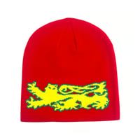 CARPET COMPANY LION BEANIE RED