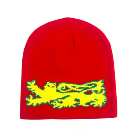 CARPET COMPANY LION BEANIE RED