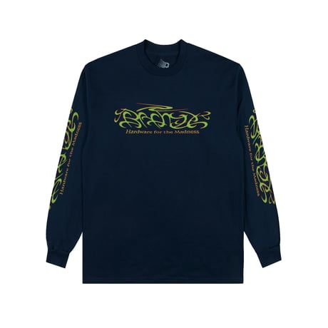 BRONZE 56K  MADNESS L/S TEE NAVY