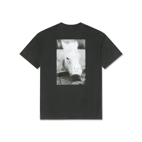 POLAR HORSE HAND TEE SILVER BLACK