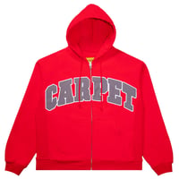 CARPET COMPANY VARSITY HOODIE RED